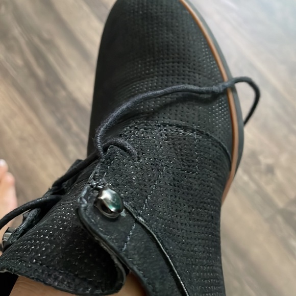 Franco Sarto Artists Collection Black Suede Women Loafers Size 8 - Picture 6 of 8